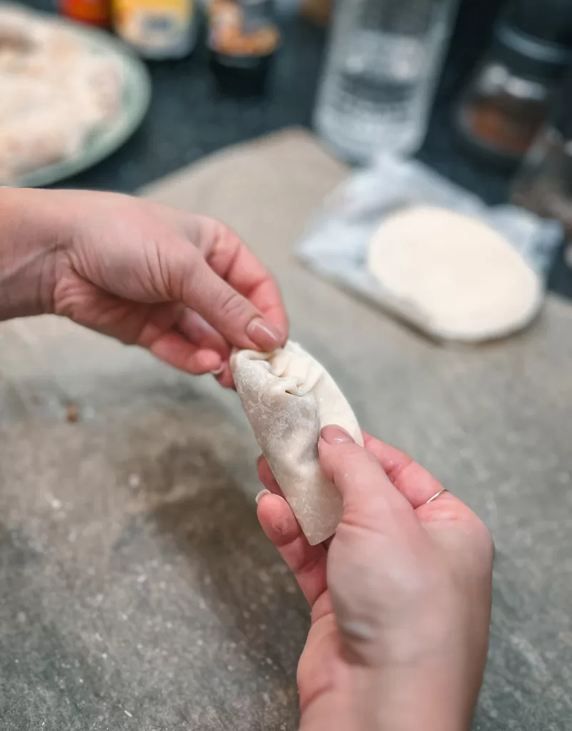Balení jiaozi